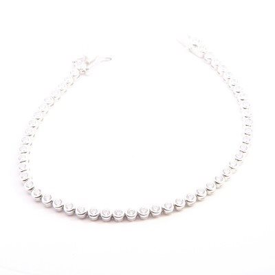 Bracciale Domar Gioielli Donna Bracciale argento 925 in Argento Zircone BZB124609 - BZB124609